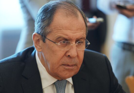 Sergei Lavrov meets with Syrian opposition delegation led by Ahmad al-Jarba