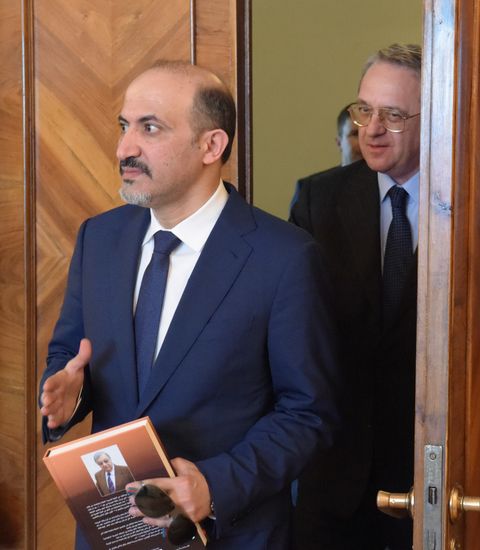 Sergei Lavrov meets with Syrian opposition delegation led by Ahmad al-Jarba