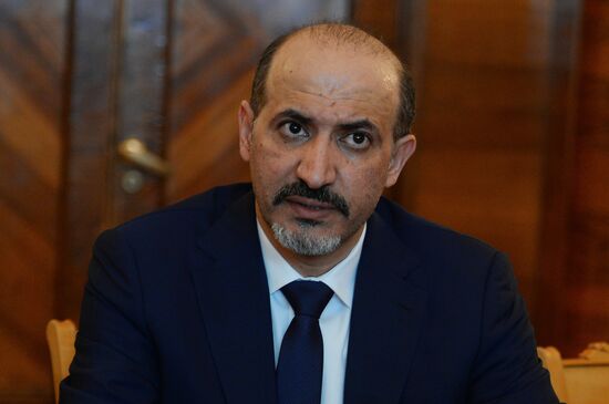 Sergei Lavrov meets with Syrian opposition delegation led by Ahmad al-Jarba