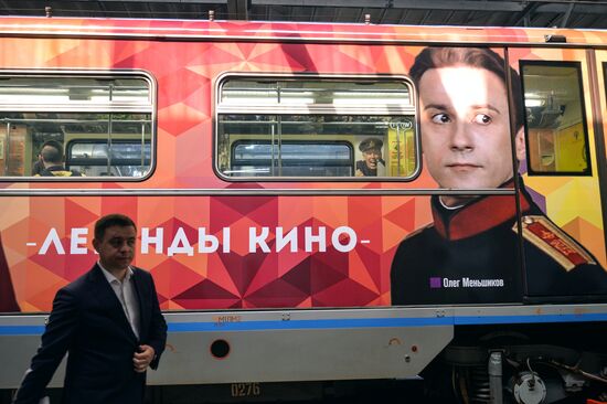 Legends of the Cinema themed train launched by Moscow Metro