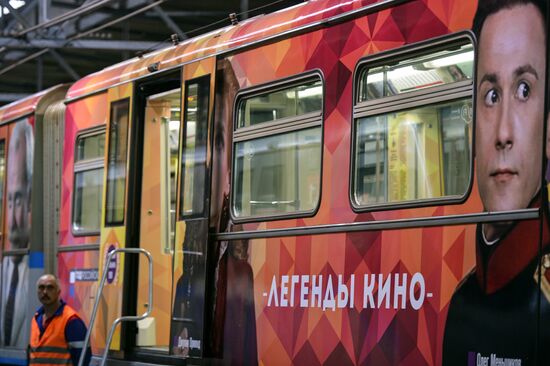 Legends of the Cinema themed train launched by Moscow Metro