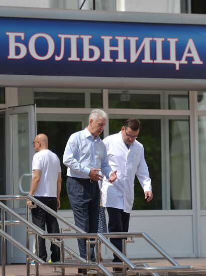 Sergei Sobyanin visits City Hospital #3 in Moscow