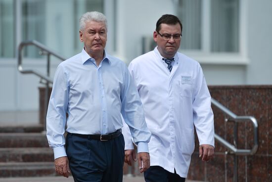 Sergei Sobyanin visits City Hospital #3 in Moscow