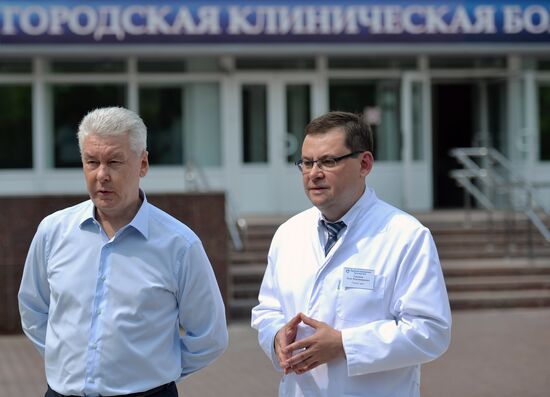 Sergei Sobyanin visits City Hospital #3 in Moscow