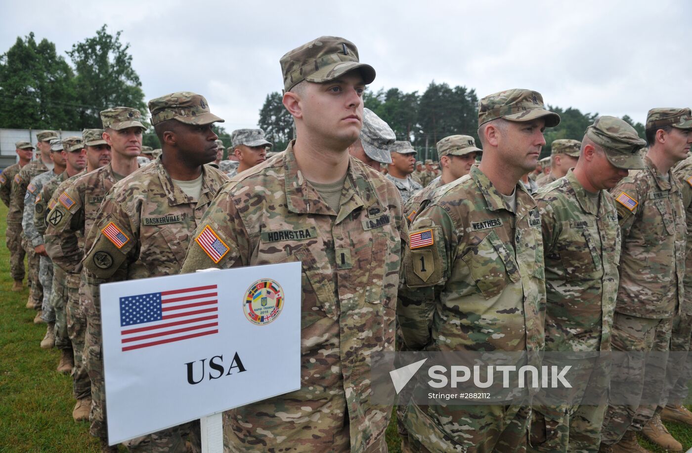 Rapid Trident-2016 military exercise in Lviv Region