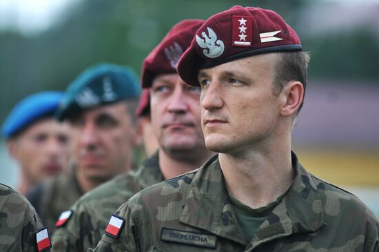 Rapid Trident-2016 military exercise in Lviv Region