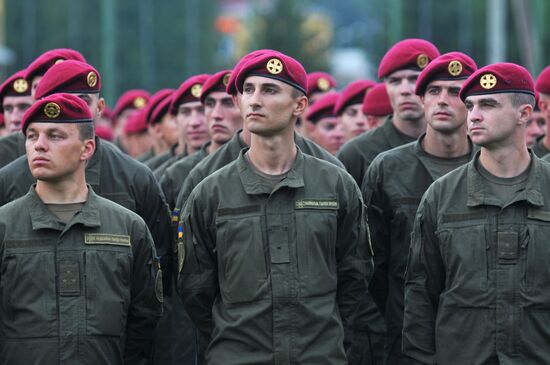 Rapid Trident-2016 military exercise in Lviv Region