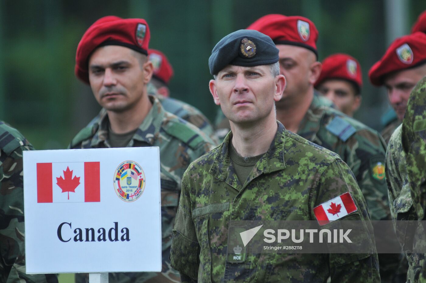 Rapid Trident-2016 military exercise in Lviv Region