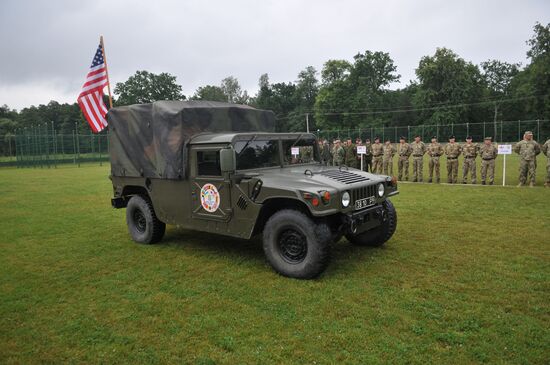 Rapid Trident-2016 military exercise in Lviv Region