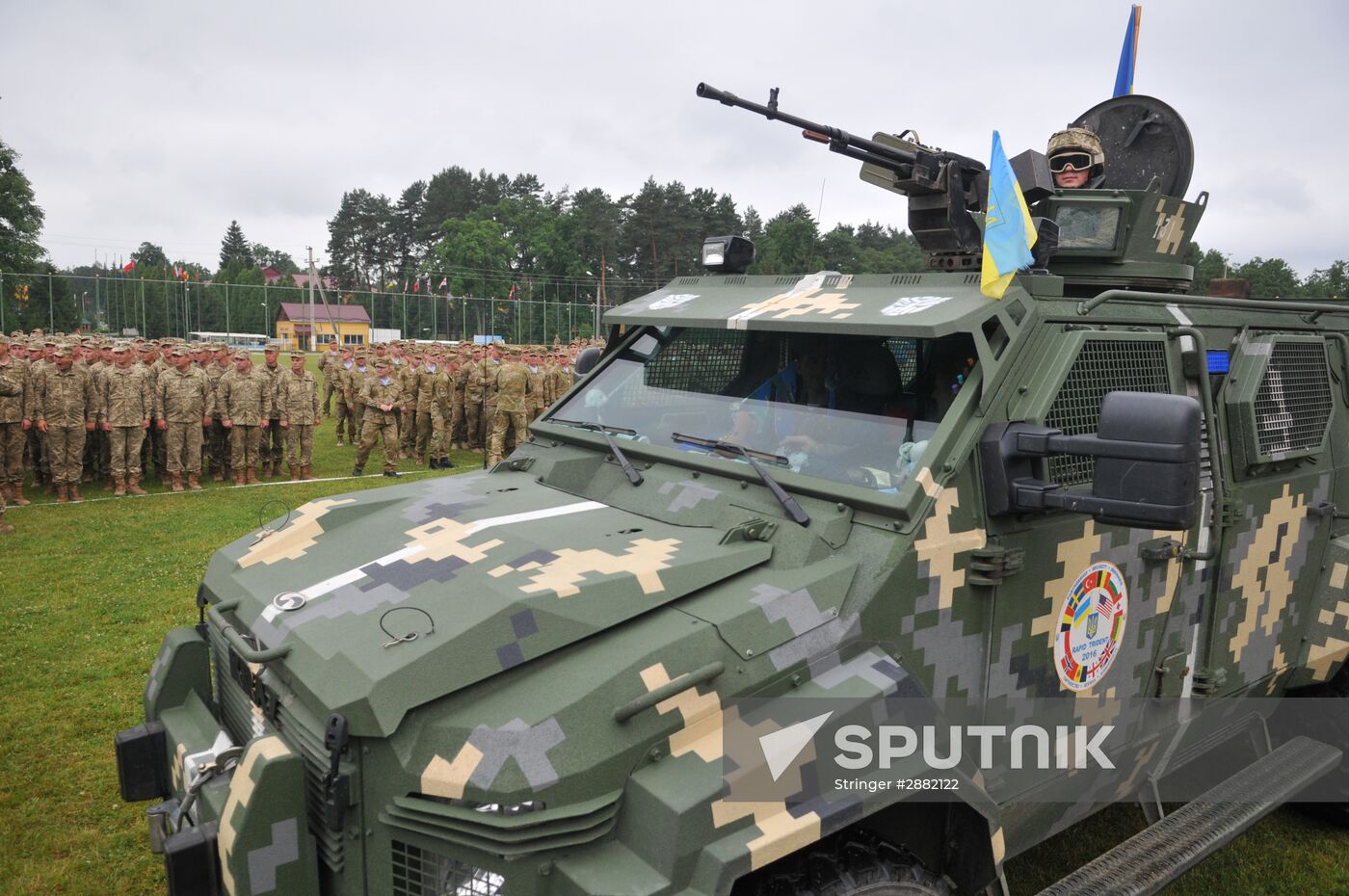 Rapid Trident 2016 military exercise in Lvov region