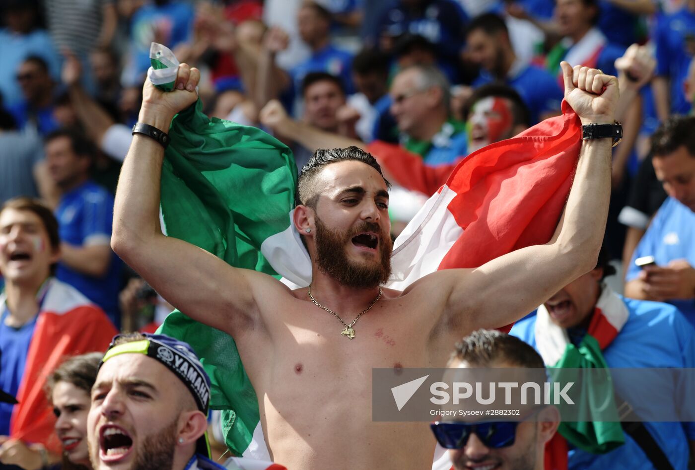 UEFA Euro 2016. Italy vs. Spain
