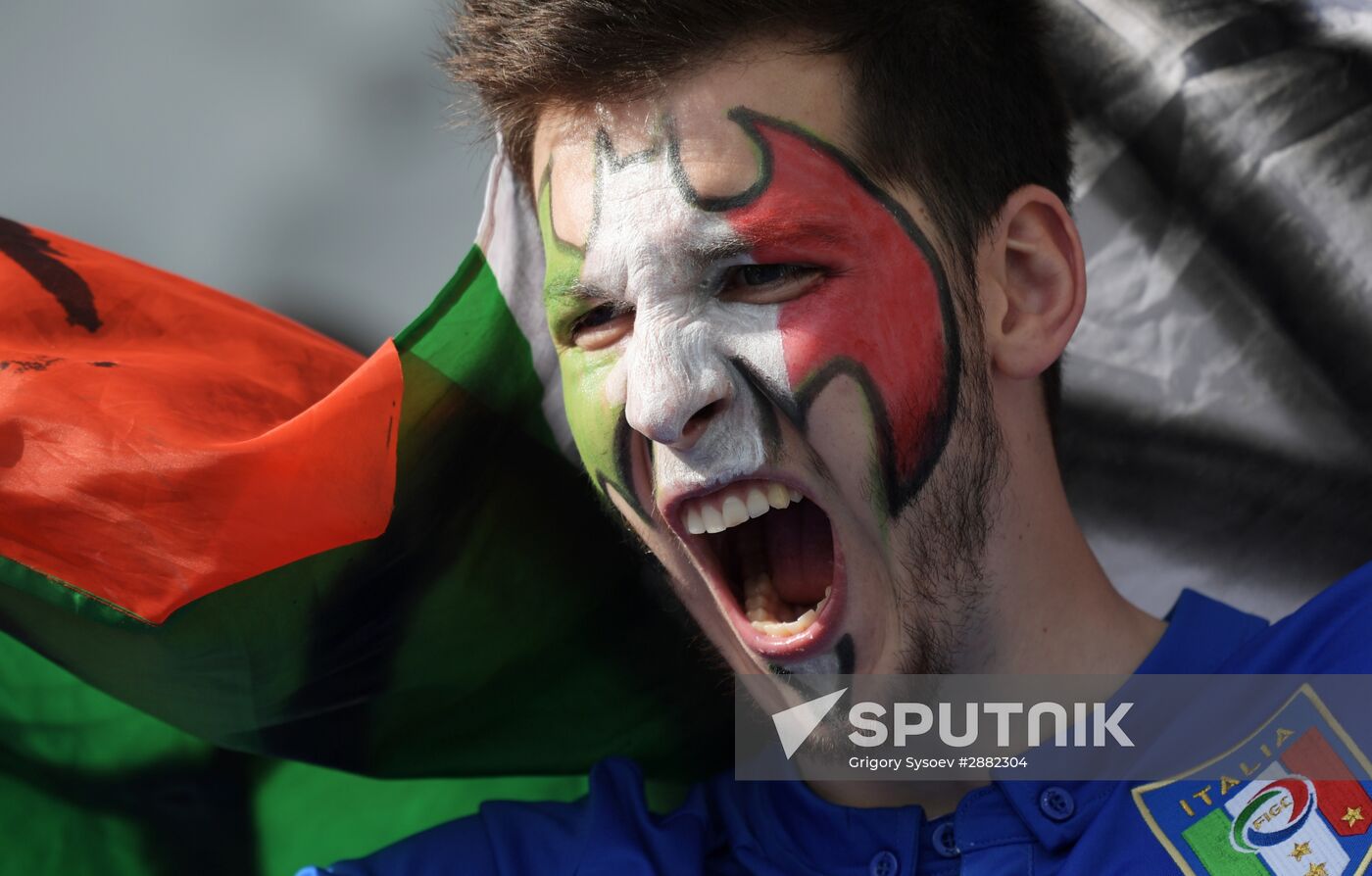 UEFA Euro 2016. Italy vs. Spain