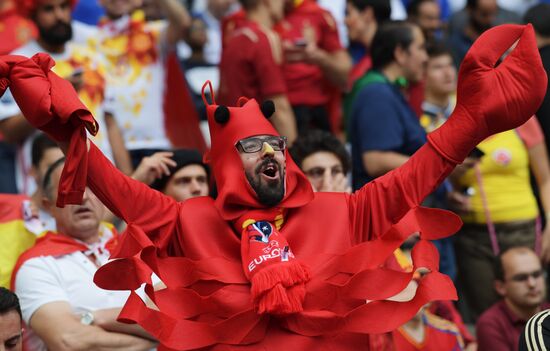 UEFA Euro 2016. Italy vs. Spain