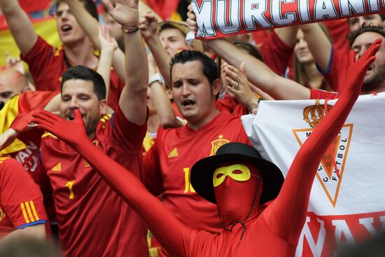UEFA Euro 2016. Italy vs. Spain