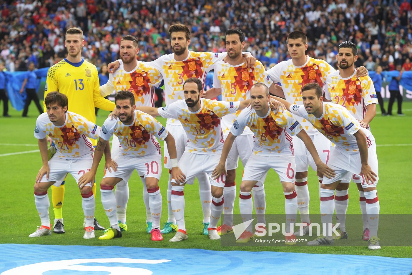 UEFA Euro 2016. Italy vs. Spain