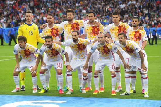 UEFA Euro 2016. Italy vs. Spain