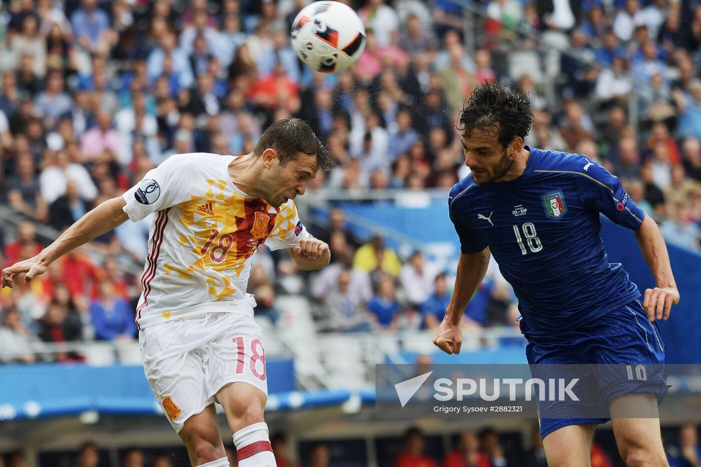 UEFA Euro 2016. Italy vs. Spain