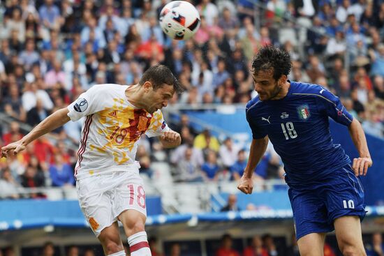 UEFA Euro 2016. Italy vs. Spain