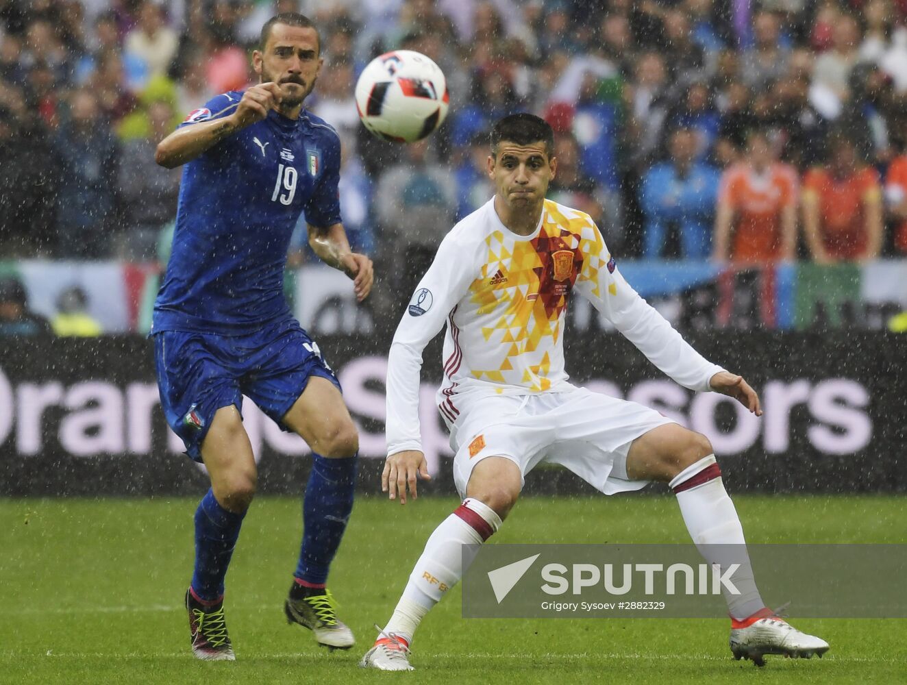 UEFA Euro 2016. Italy vs. Spain