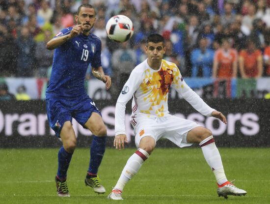 UEFA Euro 2016. Italy vs. Spain