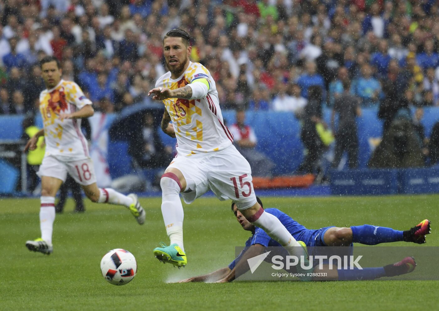 UEFA Euro 2016. Italy vs. Spain