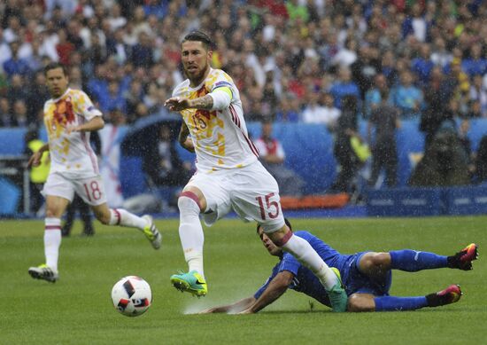UEFA Euro 2016. Italy vs. Spain