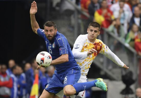 UEFA Euro 2016. Italy vs. Spain