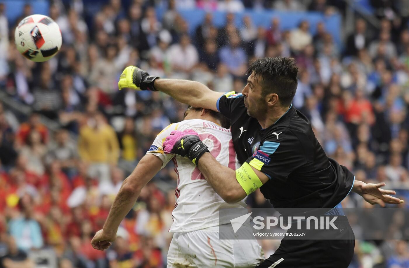 UEFA Euro 2016. Italy vs. Spain