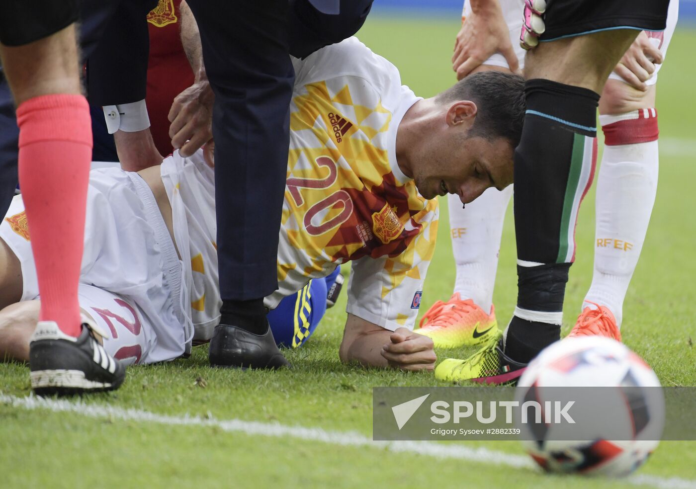 UEFA Euro 2016. Italy vs. Spain