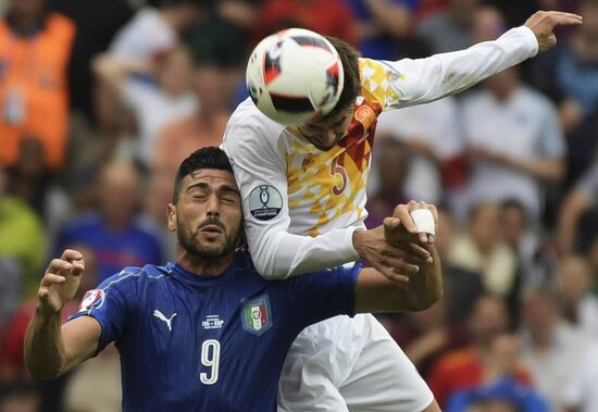 UEFA Euro 2016. Italy vs. Spain