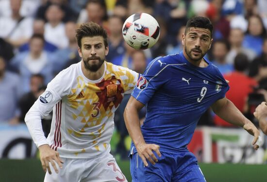 UEFA Euro 2016. Italy vs. Spain