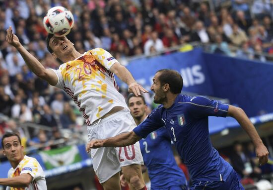 UEFA Euro 2016. Italy vs. Spain