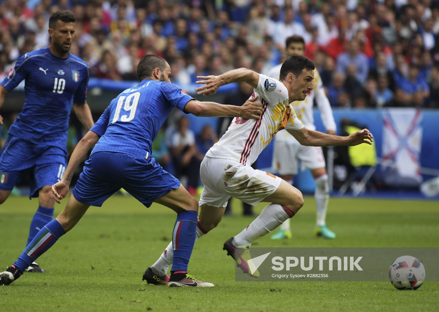 UEFA Euro 2016. Italy vs. Spain