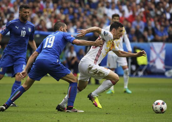 UEFA Euro 2016. Italy vs. Spain