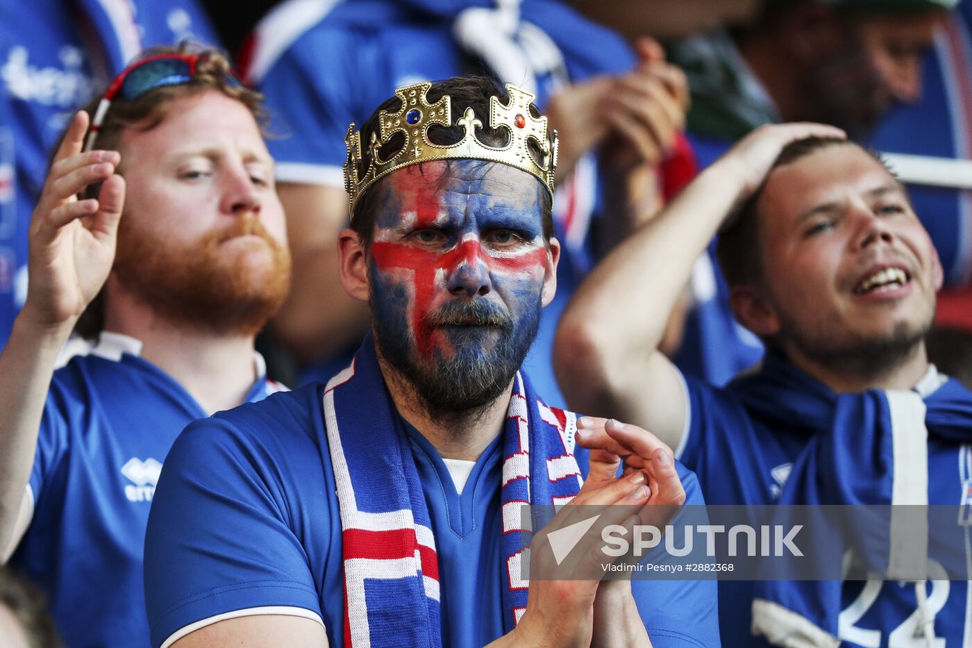 Football. UEFA Euro 2016. England vs. Iceland
