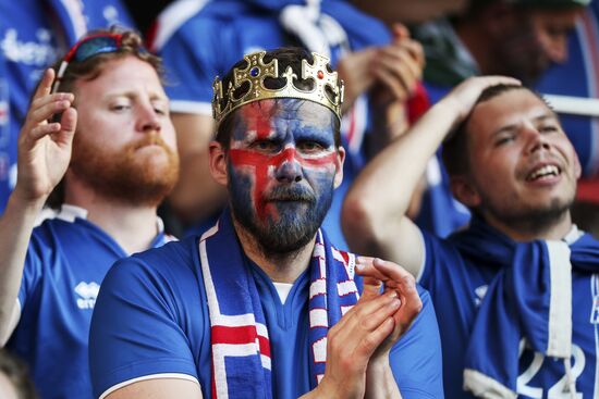 Football. UEFA Euro 2016. England vs. Iceland