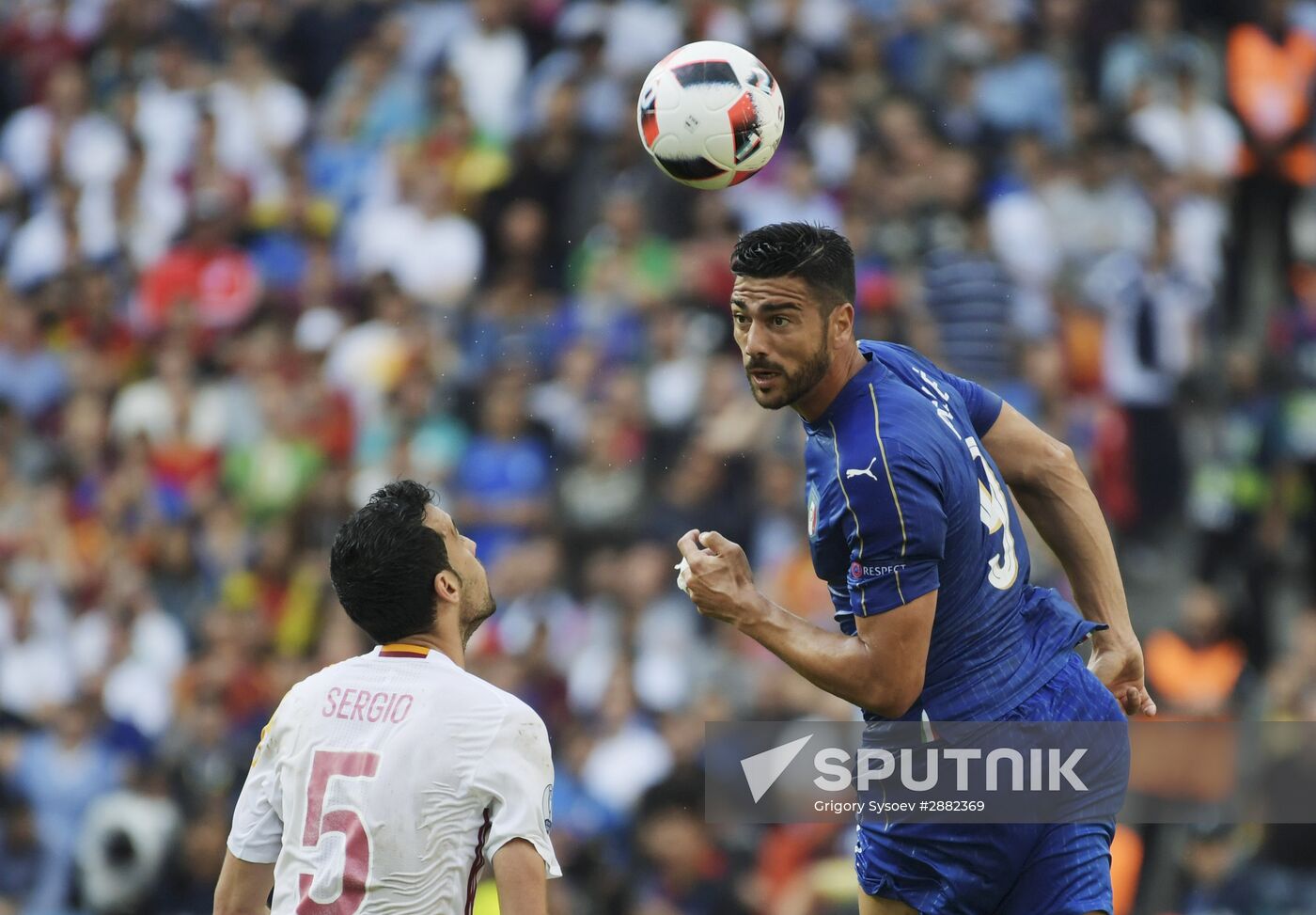 UEFA Euro 2016. Italy vs. Spain