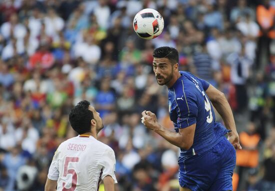 UEFA Euro 2016. Italy vs. Spain