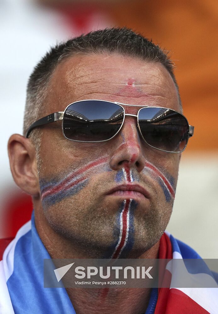 Football. UEFA Euro 2016. England vs. Iceland