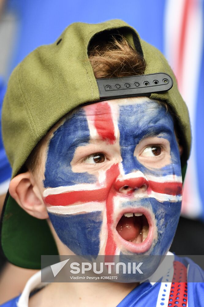 Football. UEFA Euro 2016. England vs. Iceland