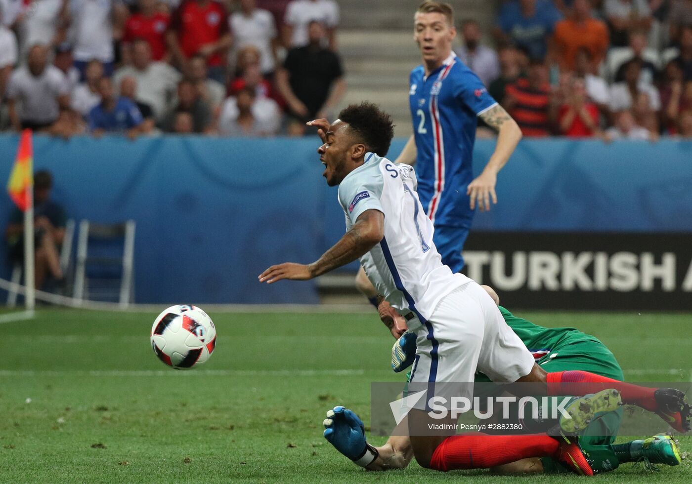 Football. UEFA Euro 2016. England vs. Iceland