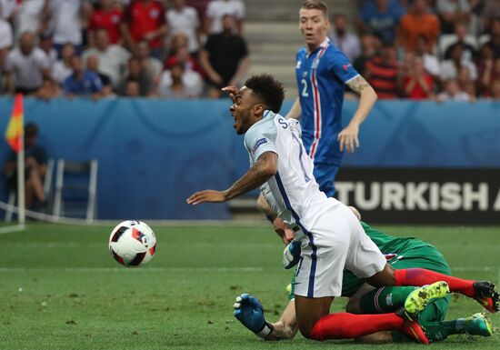 Football. UEFA Euro 2016. England vs. Iceland