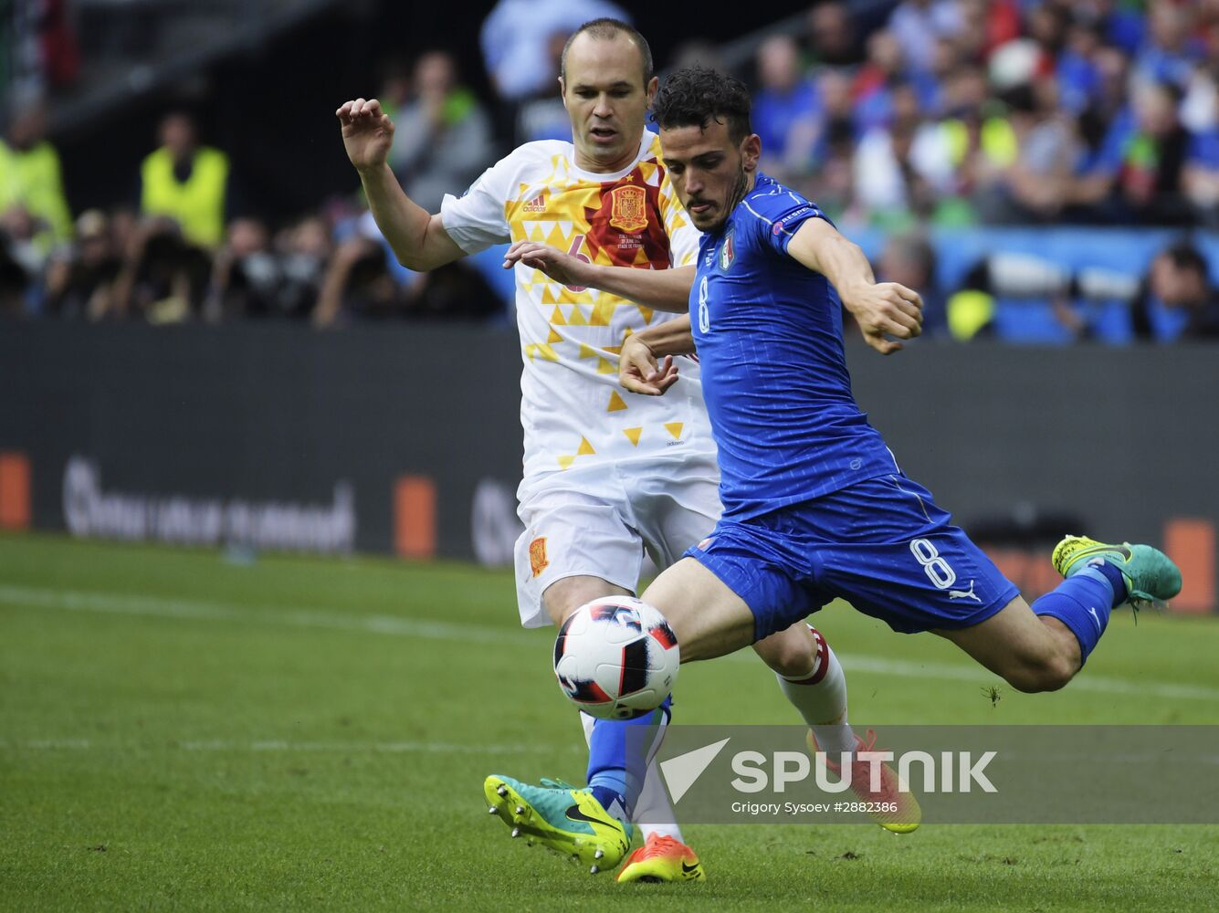 UEFA Euro 2016. Italy vs. Spain