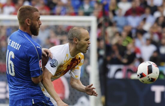 UEFA Euro 2016. Italy vs. Spain