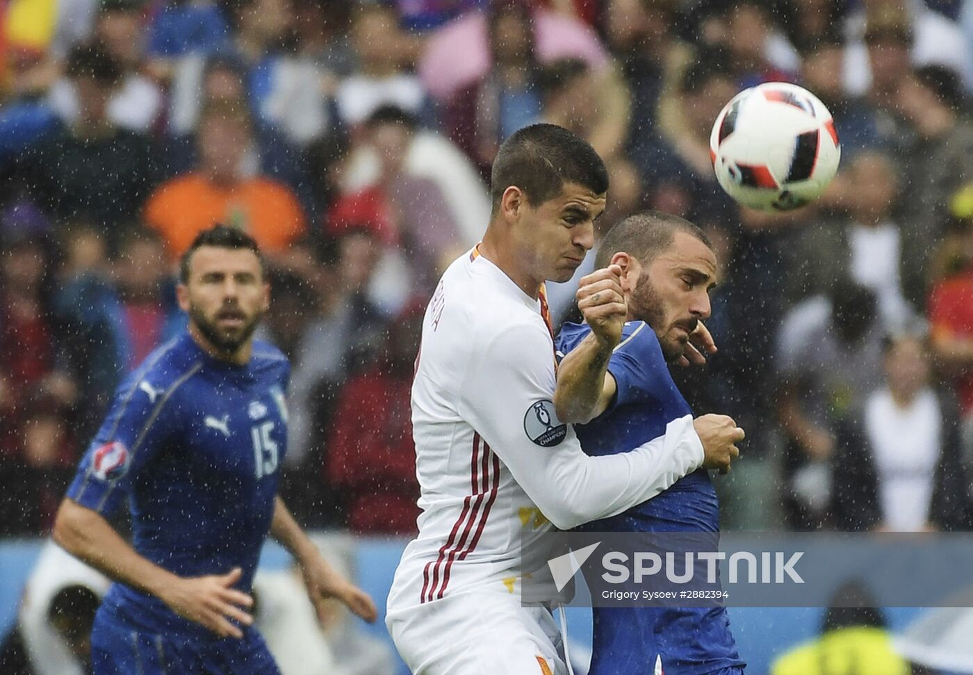 UEFA Euro 2016. Italy vs. Spain