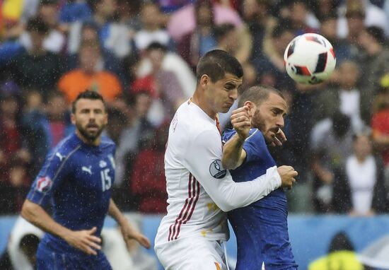 UEFA Euro 2016. Italy vs. Spain