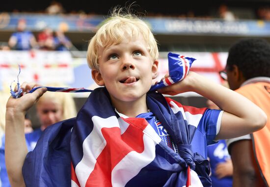 Football. UEFA Euro 2016. England vs. Iceland