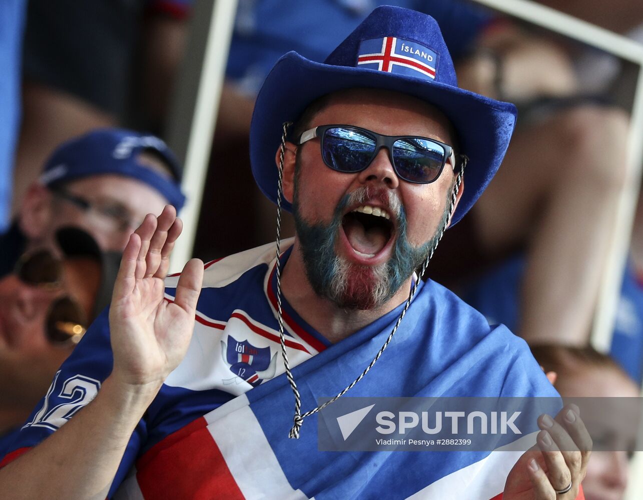 Football. UEFA Euro 2016. England vs. Iceland