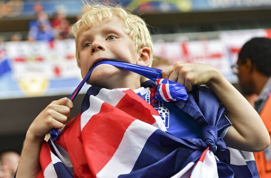 Football. UEFA Euro 2016. England vs. Iceland