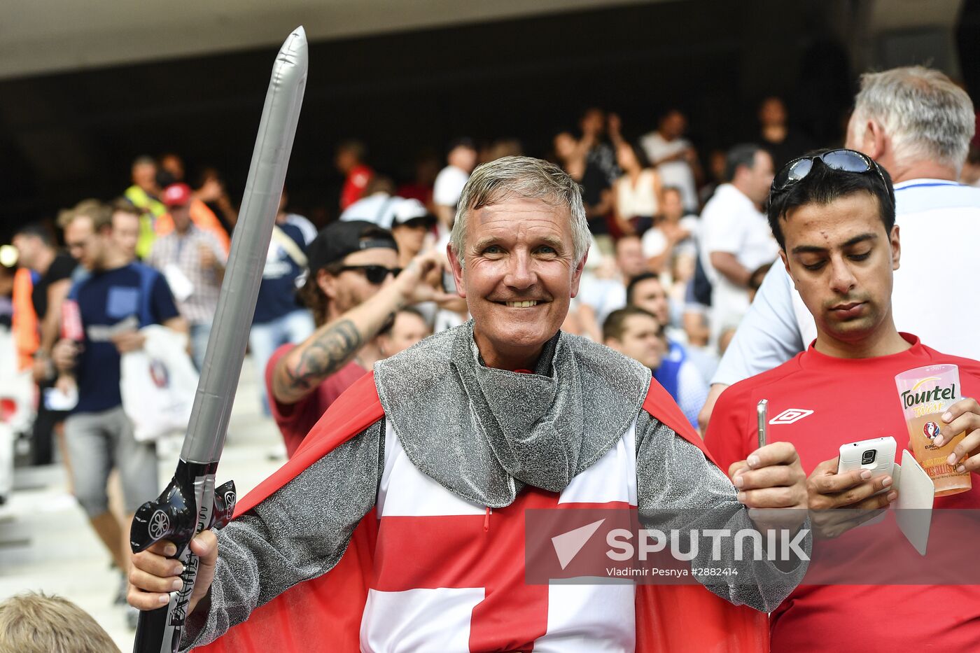 Football. UEFA Euro 2016. England vs. Iceland